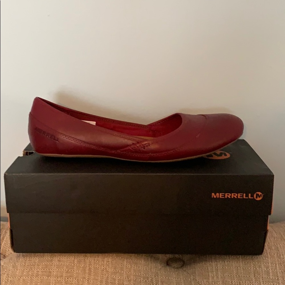 Merrell Ember Balet in Beet Red Never worn